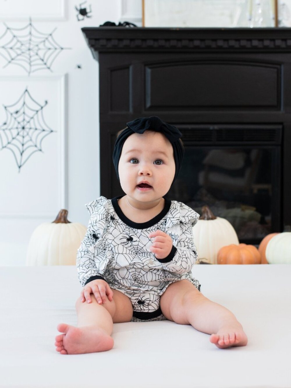 Kyte Baby Long Sleeve Bubble Romper in Spider 3T